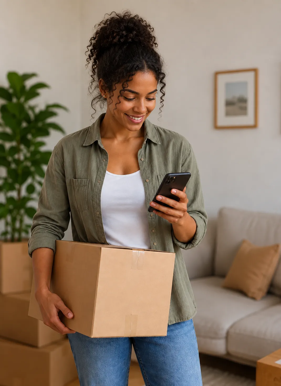 Packing items into a storage box